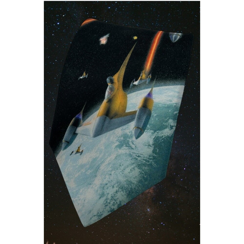 Star Wars Space Battle Tie – Naboo Starfighter Scene- 55.75 x 3.75‎